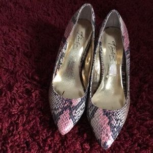 Thalia Sodi - Faux Snake Print Pumps